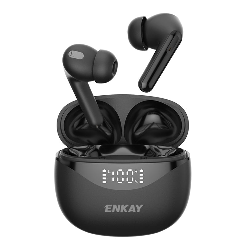 ENKAY HAT PRINCE Stereofonní sluchátka Bluetooth 5.1 TWS s potlačením hluku Sluchátka s dotykovým ovládáním do uší s digitálním nabíjecím boxem ENKAY HAT PRINCE Stereofonní sluchátka Bluetooth 5.1 TWS s potlačením hluku Sluchátka s dotykovým ovládáním do uší s digitálním nabíjecím boxem